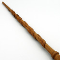 16" DeLacour Hand Carved Mahogany Wood Magic Wand