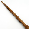 16" DeLacour Hand Carved Mahogany Wood Magic Wand