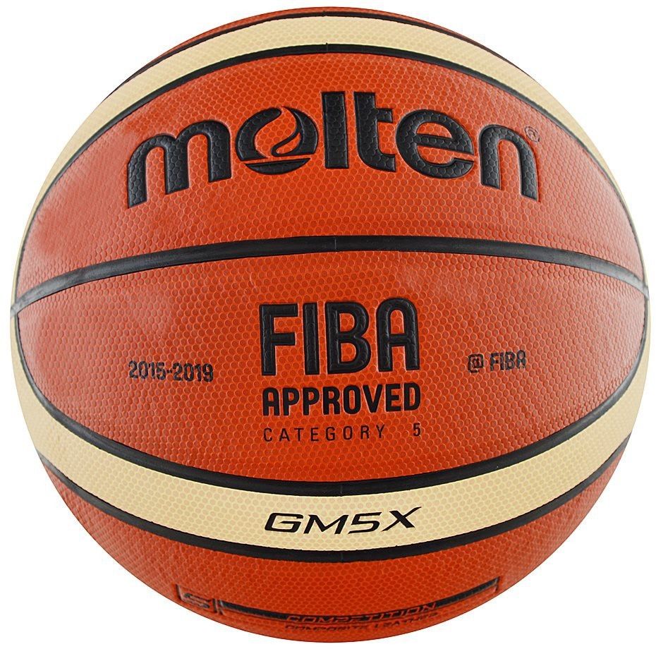 Molten GM5X FIBA Approved Indoor/Outdoor Basketball Junior Size 5 (27.5