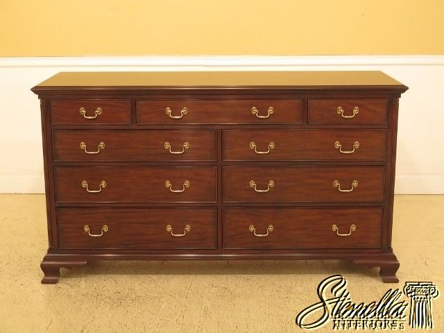 L45682ec Henkel Harris Model 172 Chippendale Mahogany Dresser