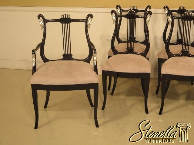 black laquer dining room chairs