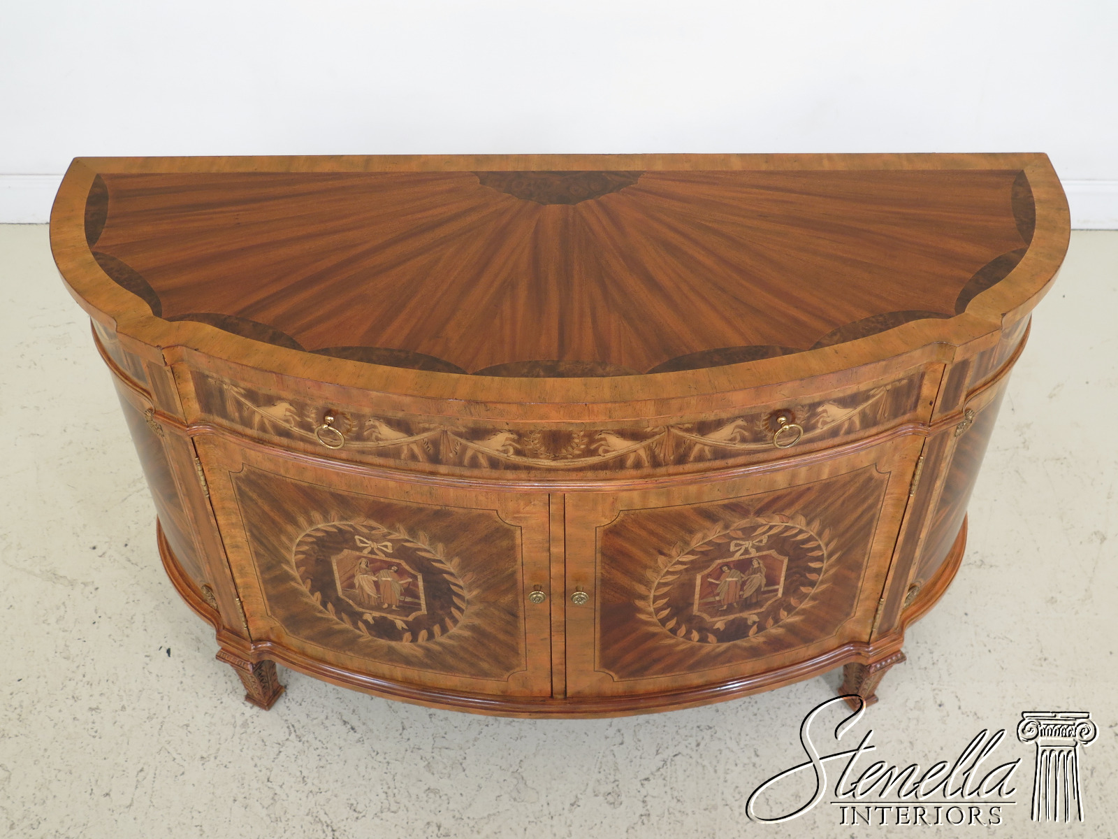 30713EC: MAITLAND SMITH Highly Inlaid Commode Console Cabinet | eBay