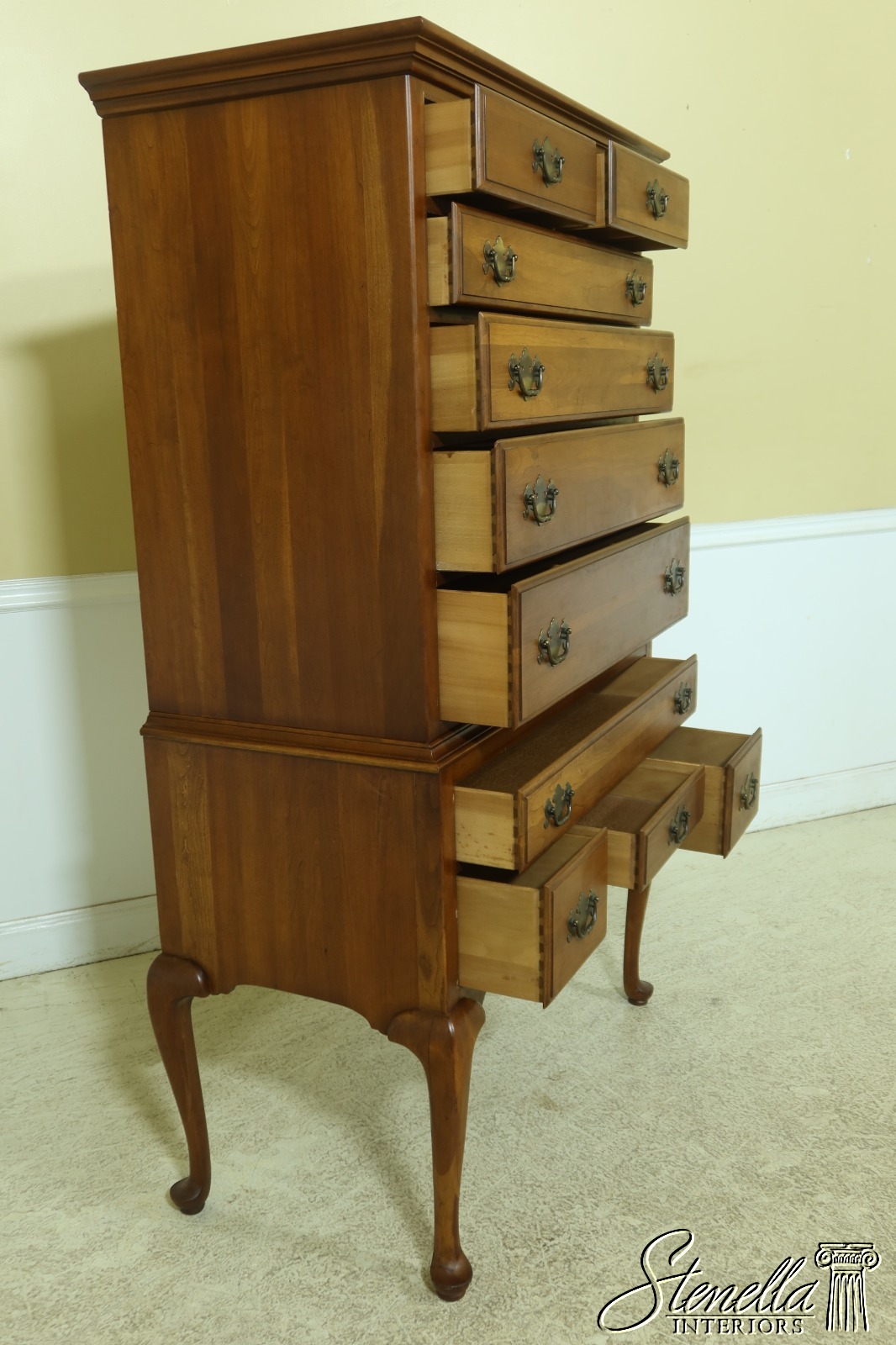 LF53870EC: ETHAN ALLEN Cherry Flat Top New England Style