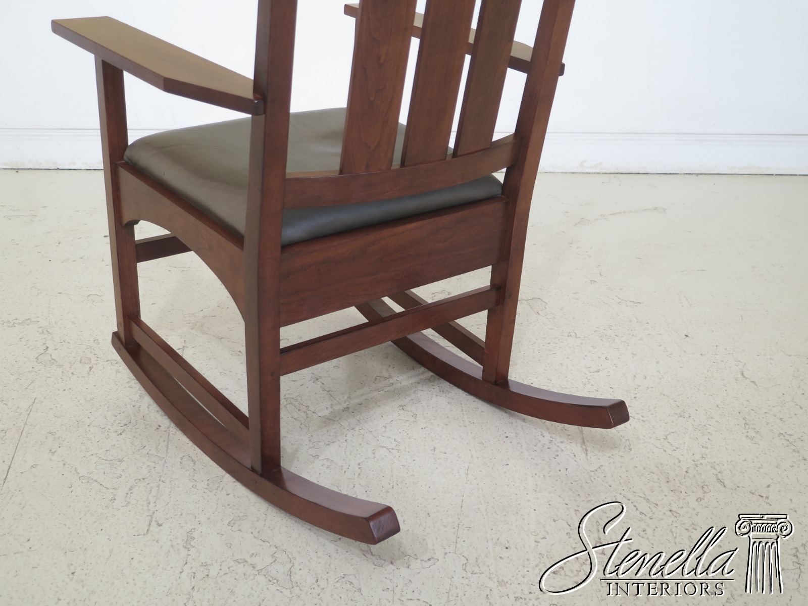 48500EC: STICKLEY Mission Cherry Armed Rocking Chair | eBay