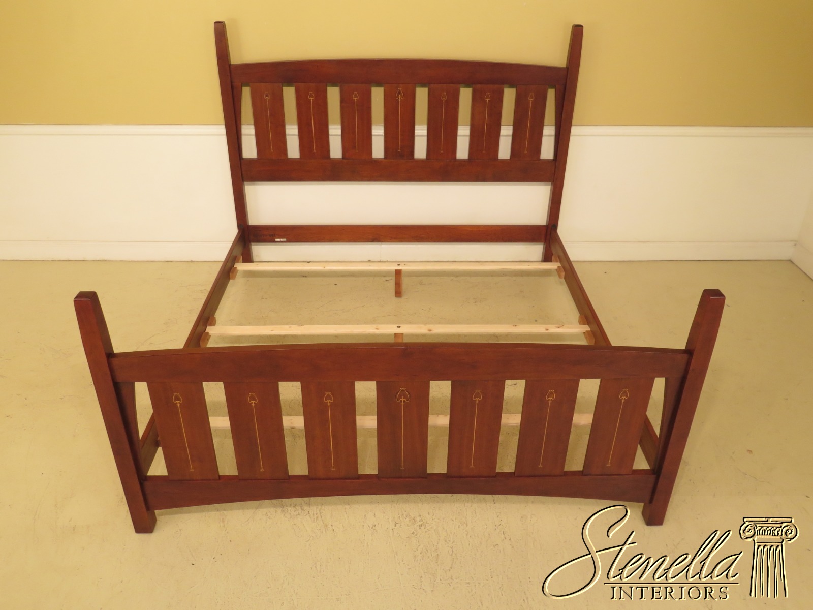 46263EC STICKLEY Harvey Ellis King Size Cherry Arts & Crafts Bed eBay