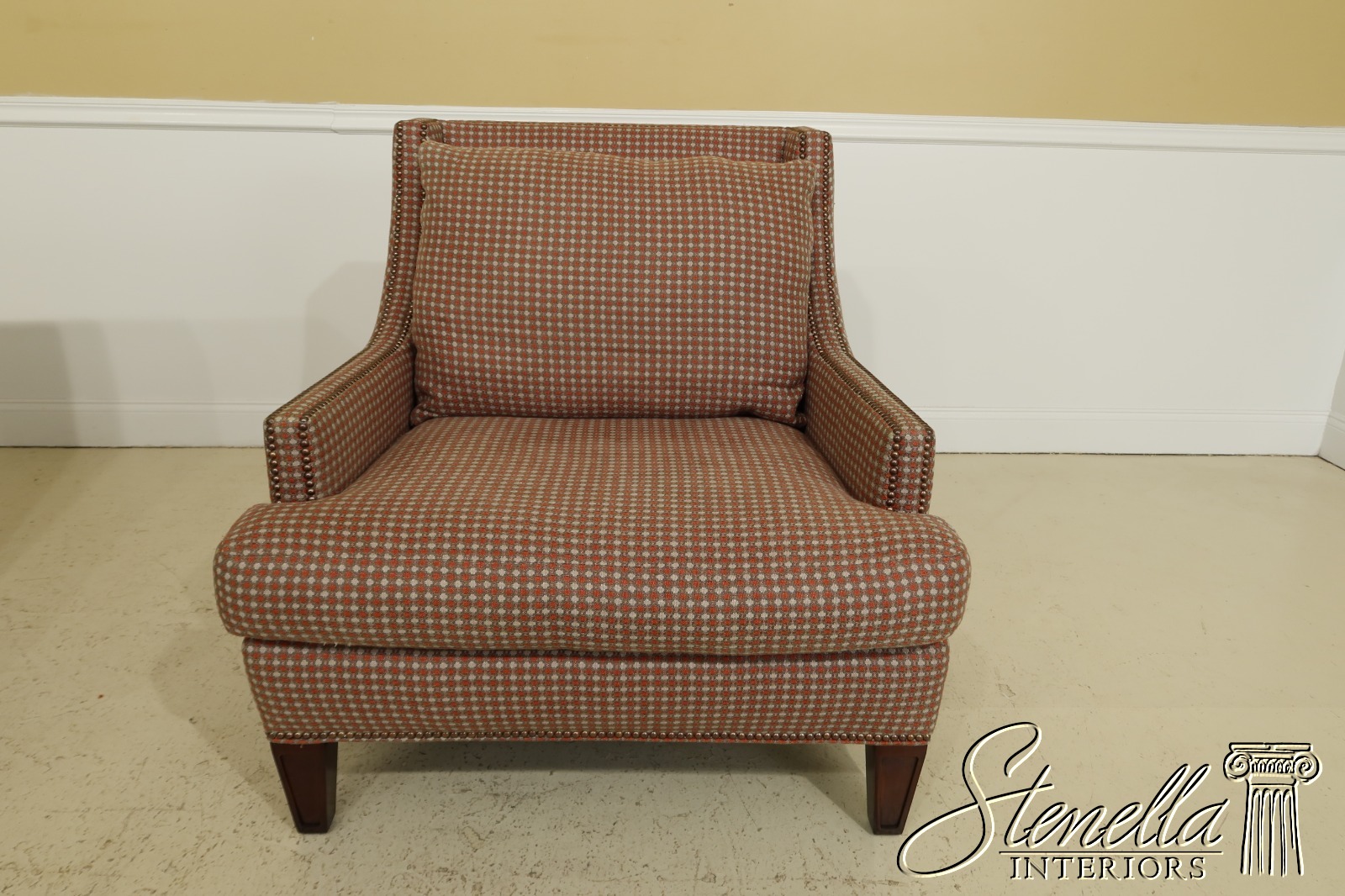 48990EC: Pair SHERRILL Modern Design Upholstered Living Room Chairs | eBay