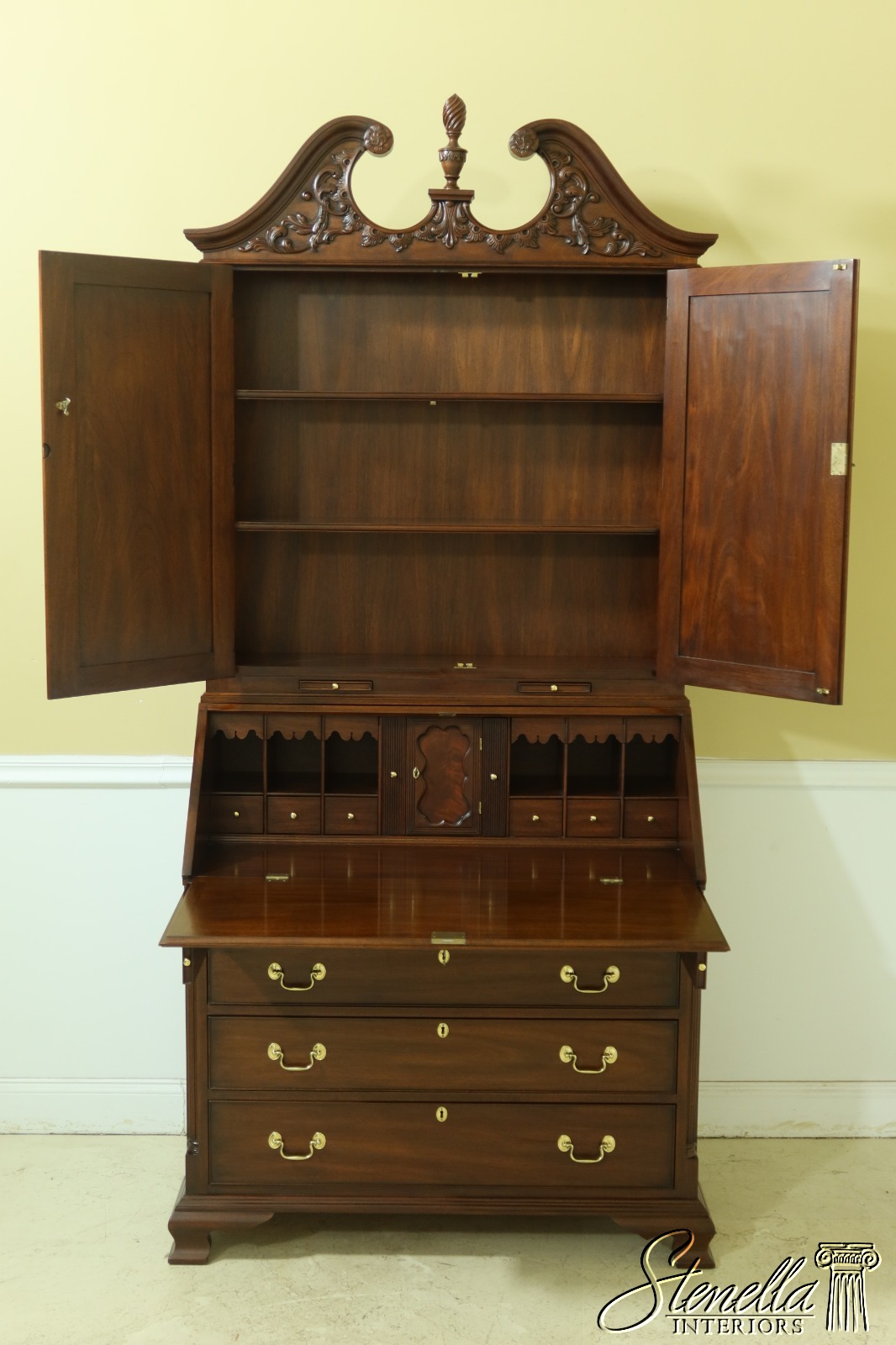 32614EC: HENKEL HARRIS SPNEA Mahogany Secretary Desk | eBay