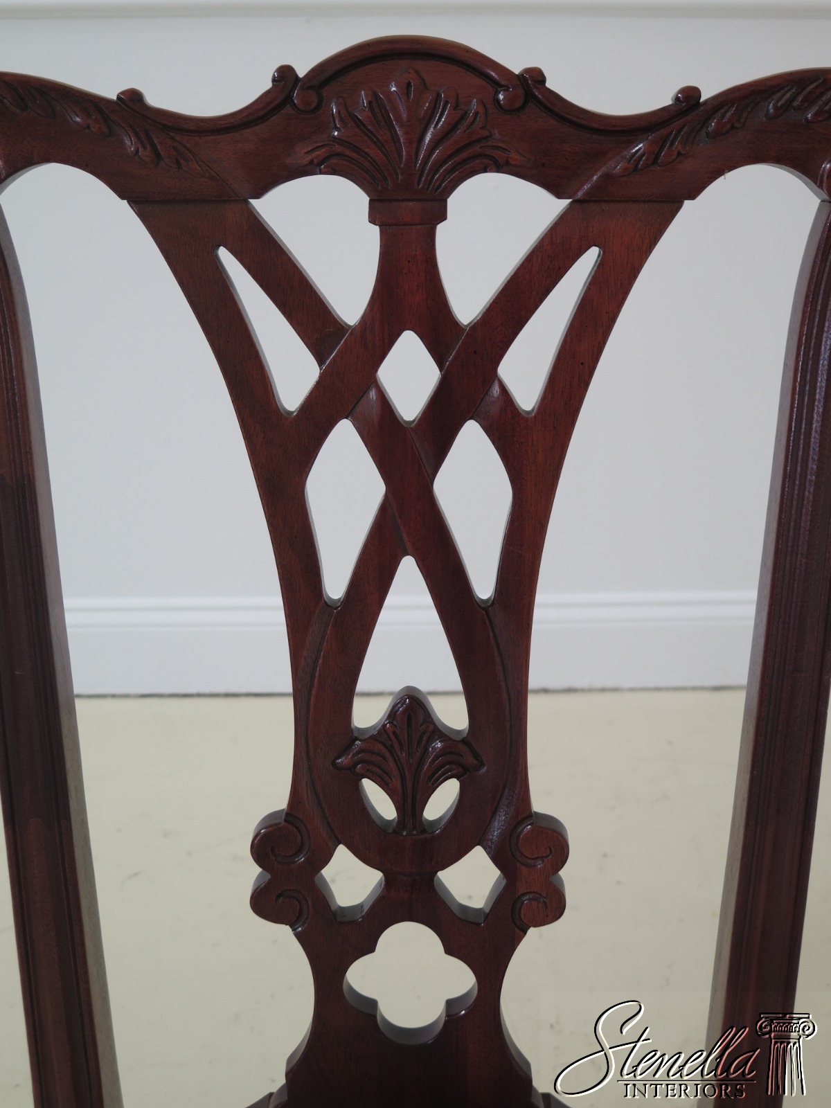 L48694EC: Set Of 6 THOMASVILLE Chippendale Style Mahogany ...