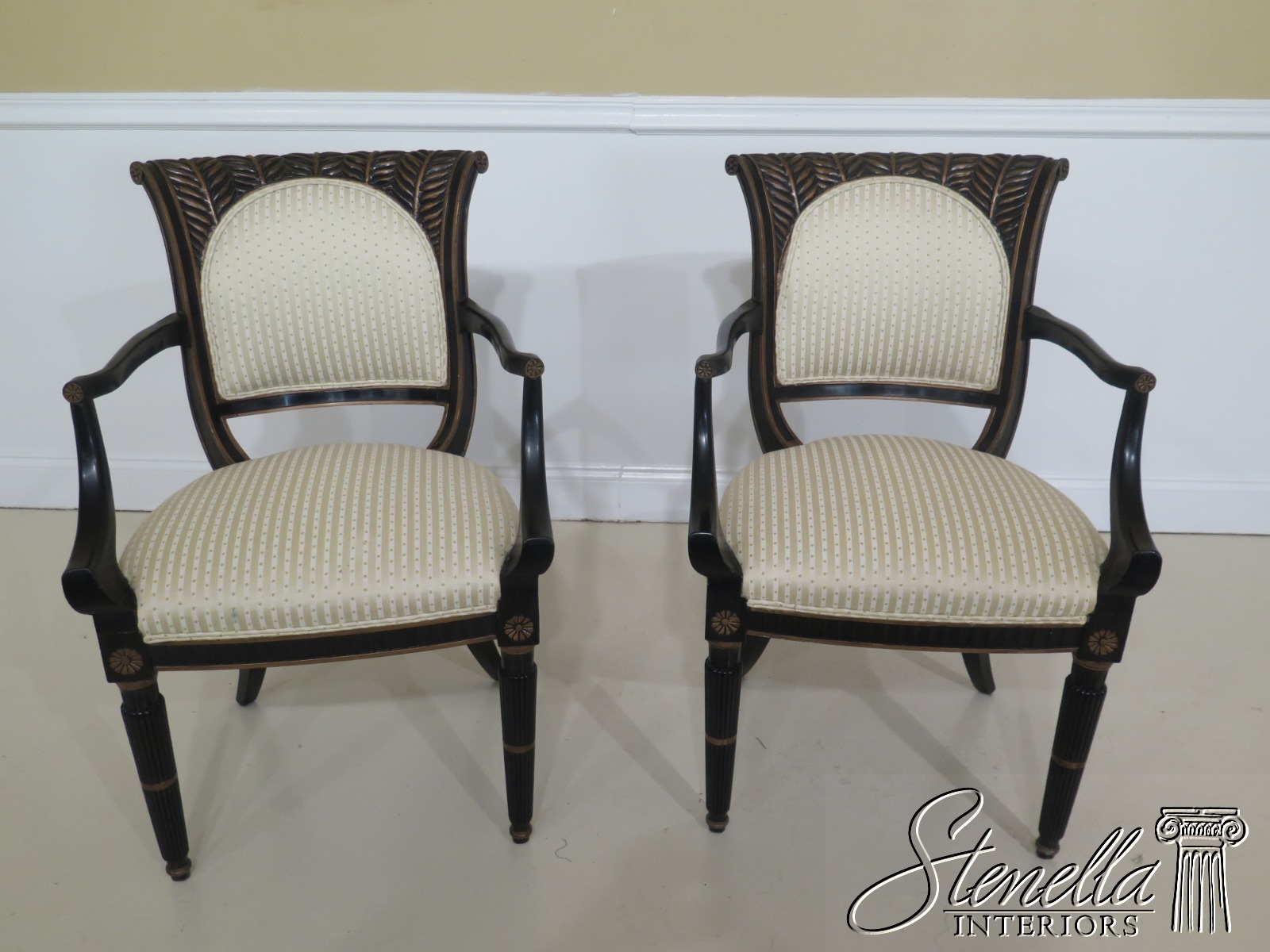 Black And Gold Dining Room Chairs