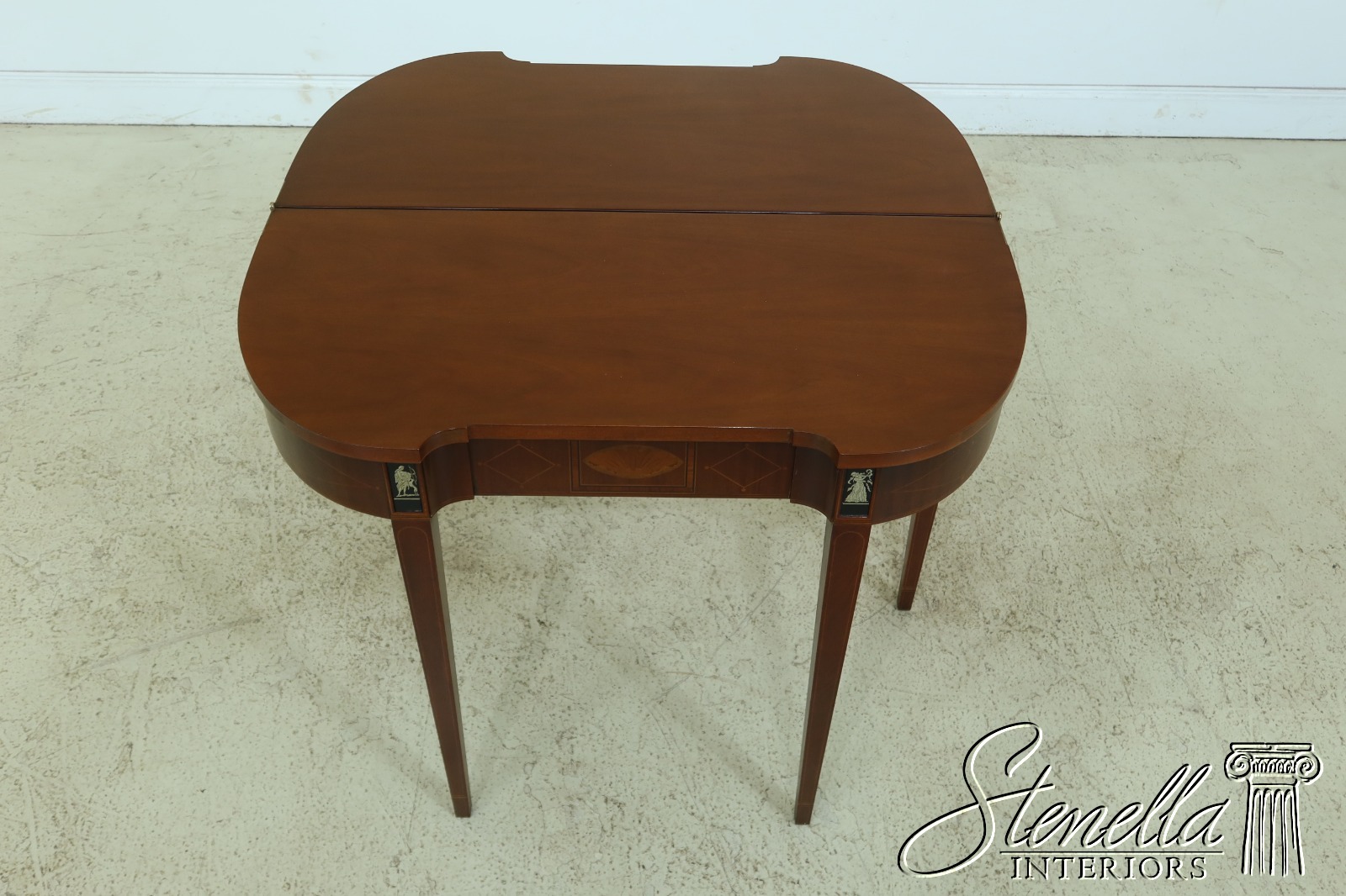 L50891EC BAKER Mahogany Neoclassical Style Games Table eBay