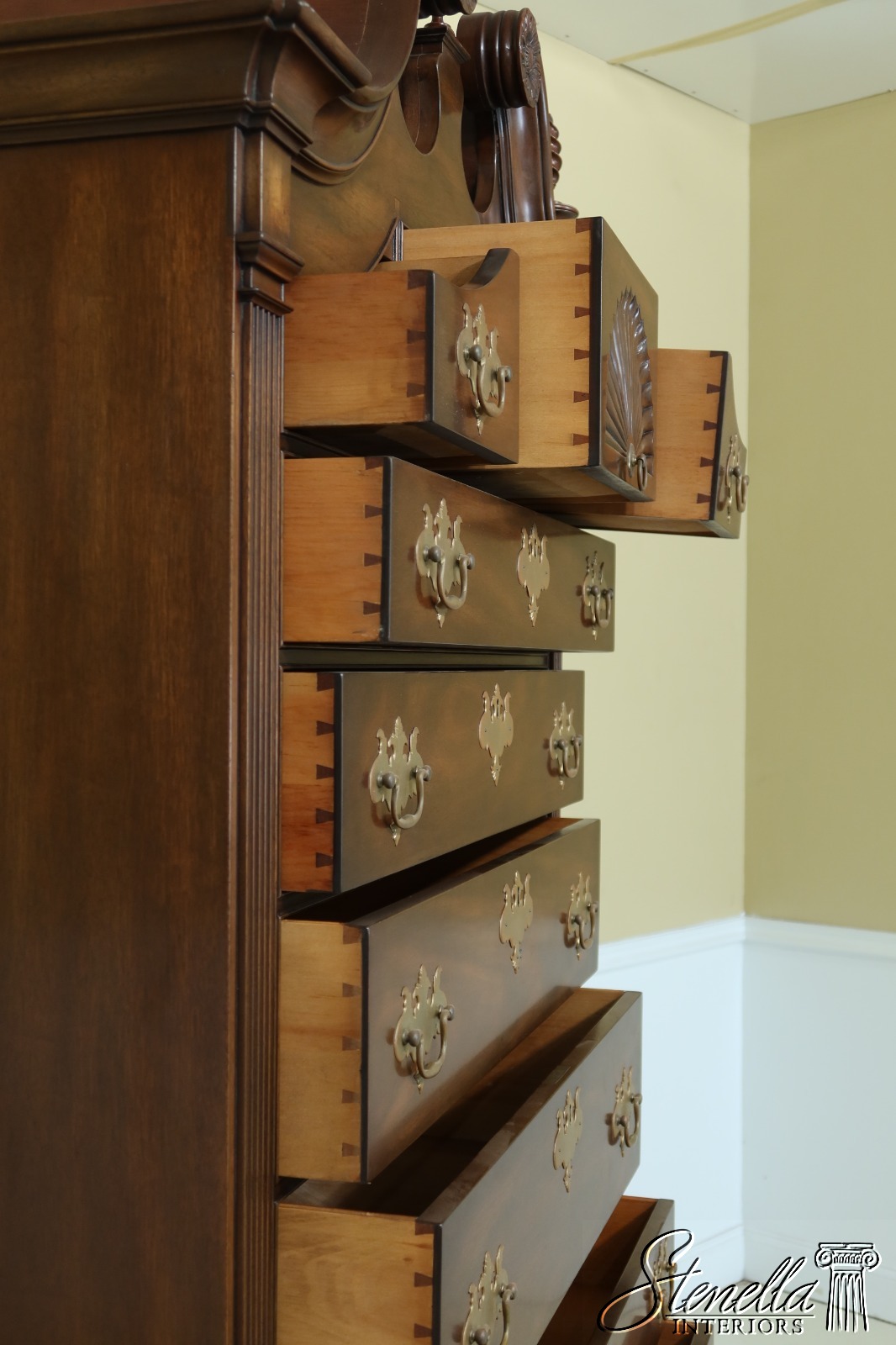 23005EC KITTINGER CW190 Colonial Williamsburg Mahogany Chest eBay