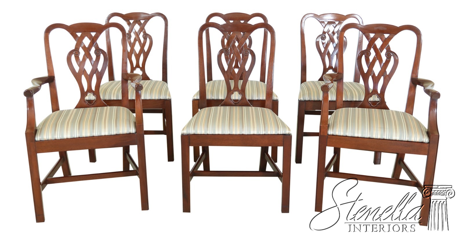 baker chippendale dining room chairs