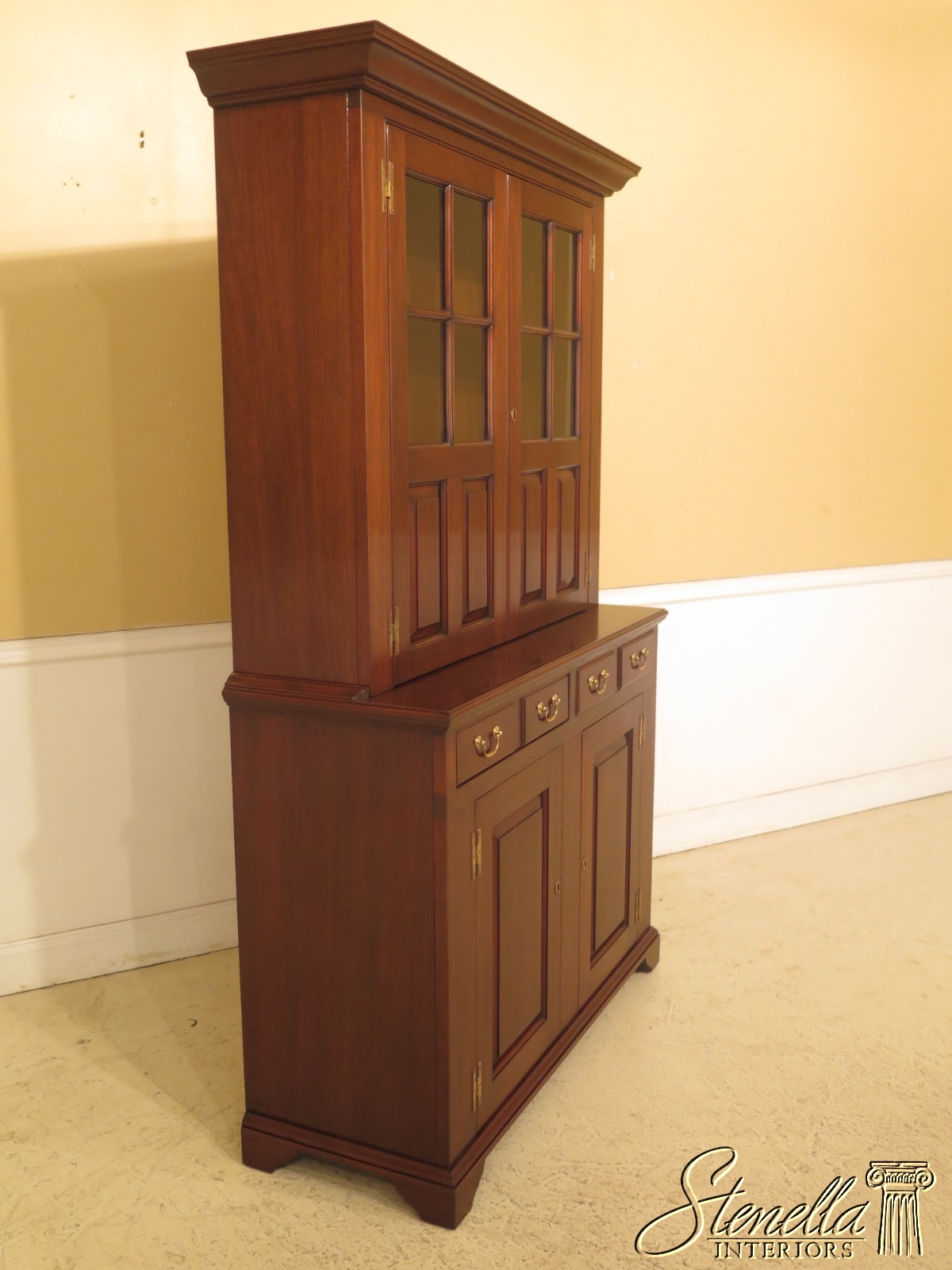 46964EC KITTINGER Colonial Williamsburg WA1027 Mahogany Cupboard
