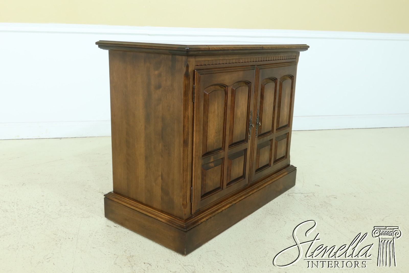 F50526EC: ETHAN ALLEN Maple Classic Manor Flip Top Server | eBay