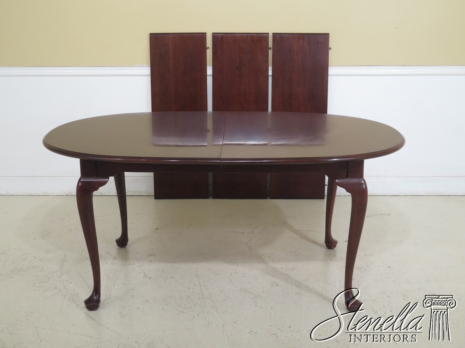 Cherry Dining Room Table Oval 1946 38660