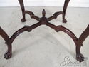L22228E: Marble Top Rococo Style Mahogany Table wi