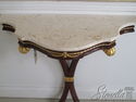 34947/34926: Plume Carved Mahogany Marble Top Hall