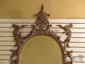 37171: LaBARGE Large Carved Frame Mirror w Eagles 