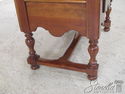 22699E: Cherry Flip Top Table Hall Bench w/ Drawer