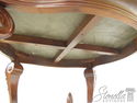 L22228E: Marble Top Rococo Style Mahogany Table wi