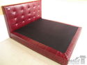 16729E:  High Quality Tufted Textured Leather King