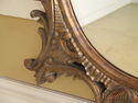 37171: LaBARGE Large Carved Frame Mirror w Eagles 