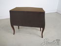L34197: Continental Style Curved Mahogany Commode 