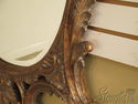 37171: LaBARGE Large Carved Frame Mirror w Eagles 