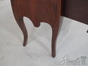 L34197: Continental Style Curved Mahogany Commode 