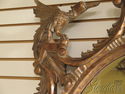 37171: LaBARGE Large Carved Frame Mirror w Eagles 