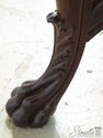 L22228E: Marble Top Rococo Style Mahogany Table wi