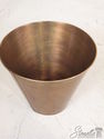 L40278: Tall Black Regency Style Planter w Brass I