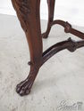 L22228E: Marble Top Rococo Style Mahogany Table wi