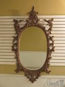 37171: LaBARGE Large Carved Frame Mirror w Eagles 