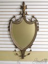 L35593E: LaBARGE Shield Design Decorated Mirror mo