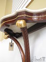 34947/34926: Plume Carved Mahogany Marble Top Hall