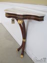 34947/34926: Plume Carved Mahogany Marble Top Hall