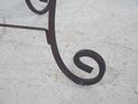 F42729EC: Iron Base Decorator Occasional Table w. 