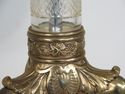 F29491E:  WARREN KESSLER Crystal & Brass Column L