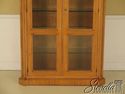 L30197EC: Italian 2 Door Satinwood Lighted Curio D