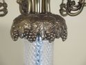 F29491E:  WARREN KESSLER Crystal & Brass Column L