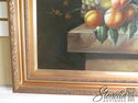 L37371: Gold Framed Oil On Canvas, Floral Arrangem