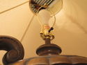 LF38691EC: Gold & Bronze Wash Decorated Urn Lamp w