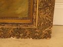 F45468EC: Antique Gold Framed Oil Painting On Canv