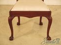 39333E:  Carved Mahogany Claw Foot Side Chair