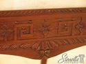 39333E:  Carved Mahogany Claw Foot Side Chair