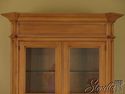 L30197EC: Italian 2 Door Satinwood Lighted Curio D