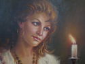 LF45200C: Italian Framed Oil Painting On Canvas Of