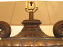 LF38691EC: Gold & Bronze Wash Decorated Urn Lamp w