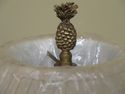 LF30297EC: Brass & Ebony Pineapple Table Lamp w. S